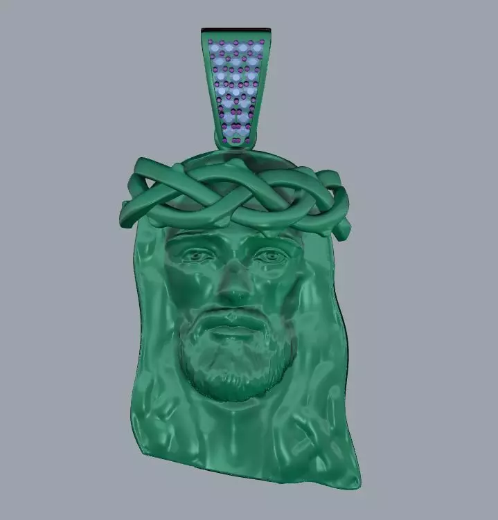Pendant Jesu 3D print model_0