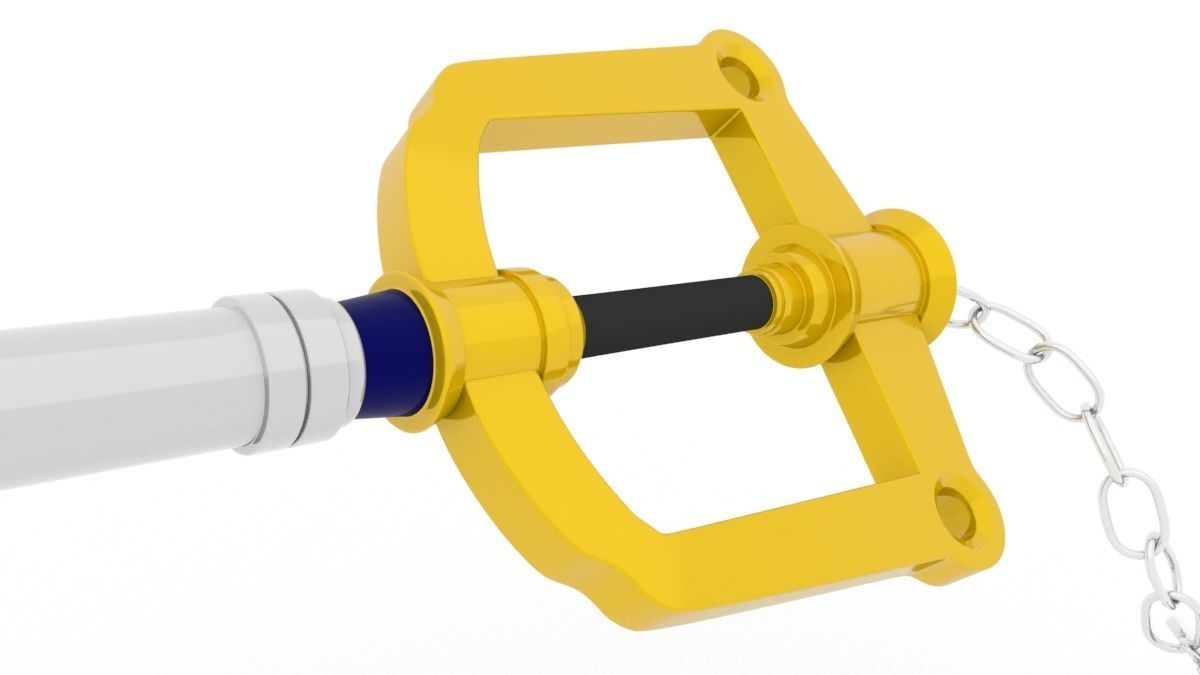 Original Sora Keyblade Free 3D model_2