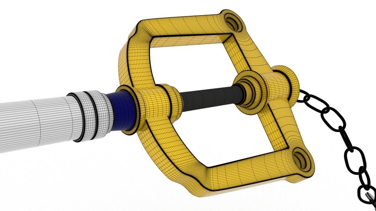 Original Sora Keyblade Free 3D model_8