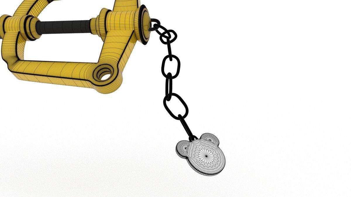 Original Sora Keyblade Free 3D model_9