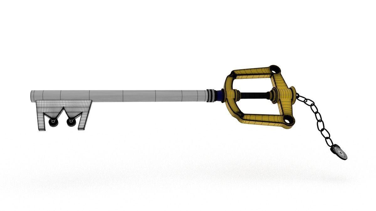 Original Sora Keyblade Free 3D model_10