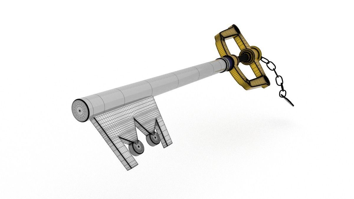 Original Sora Keyblade Free 3D model_6
