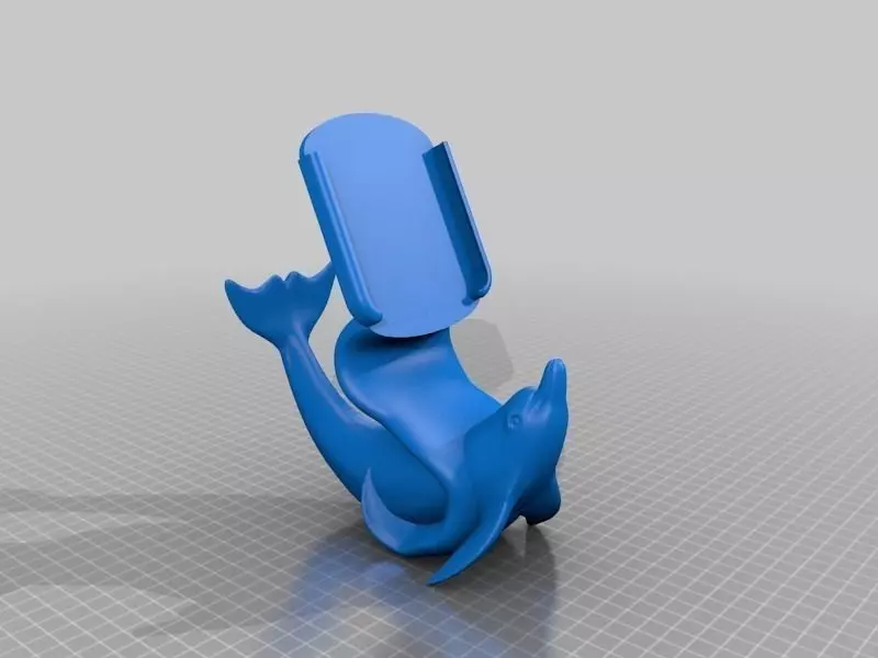 Iphone 6 plus dolphin stand Free 3D print model_0