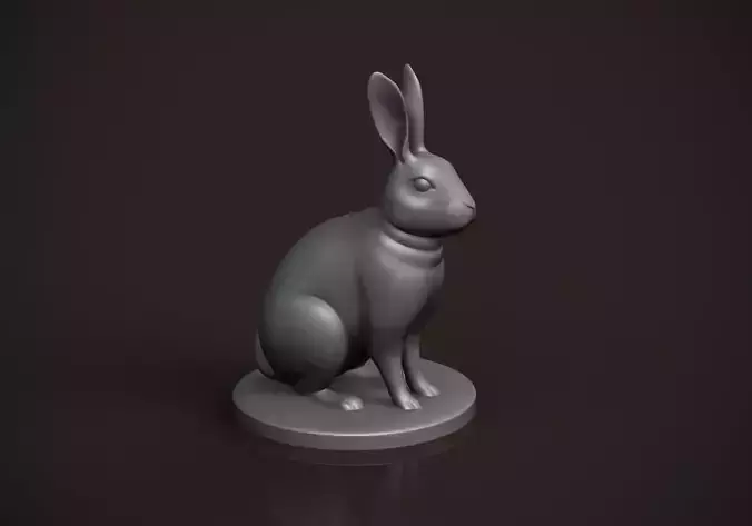 Rabbit 3d printable 3D print model