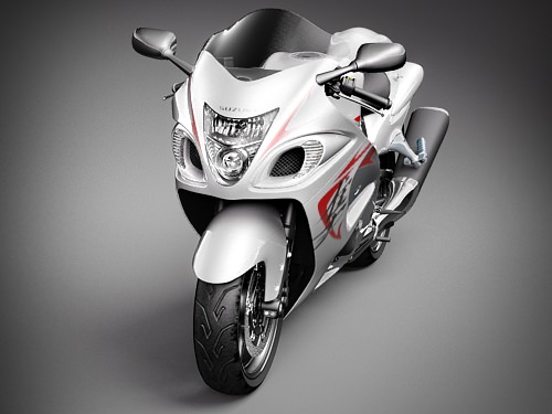 Suzuki Hayabusa 3D model_4