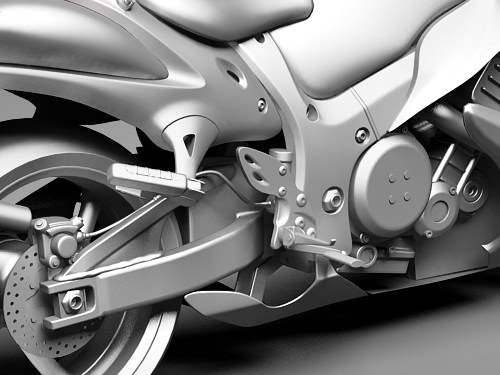 Suzuki Hayabusa 3D model_14