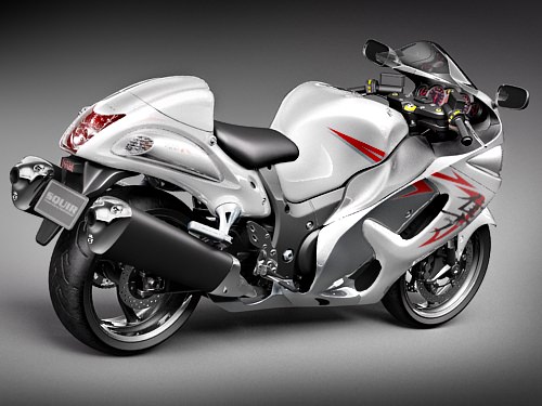 Suzuki Hayabusa 3D model_6