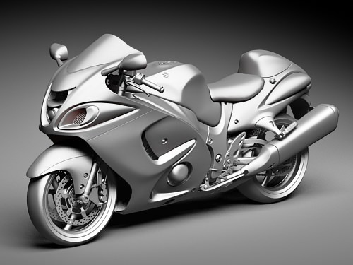 Suzuki Hayabusa 3D model_9