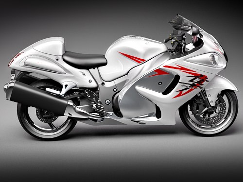 Suzuki Hayabusa 3D model_8