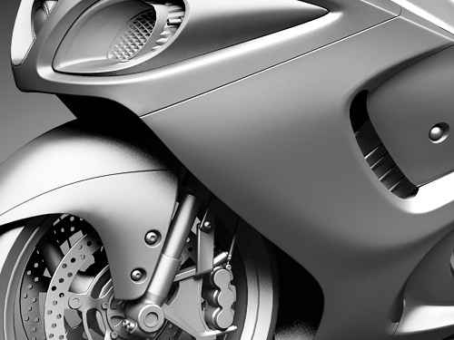 Suzuki Hayabusa 3D model_15