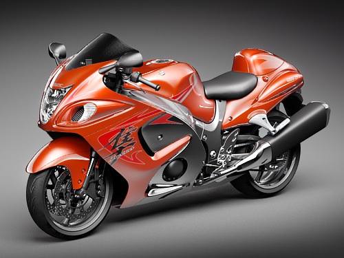 Suzuki Hayabusa 3D model_2