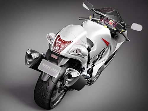 Suzuki Hayabusa 3D model_7