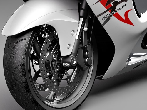 Suzuki Hayabusa 3D model_5