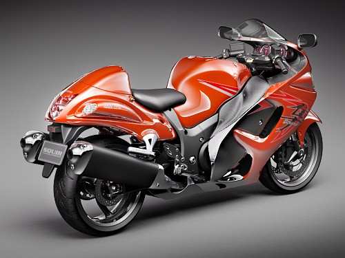 Suzuki Hayabusa 3D model_13