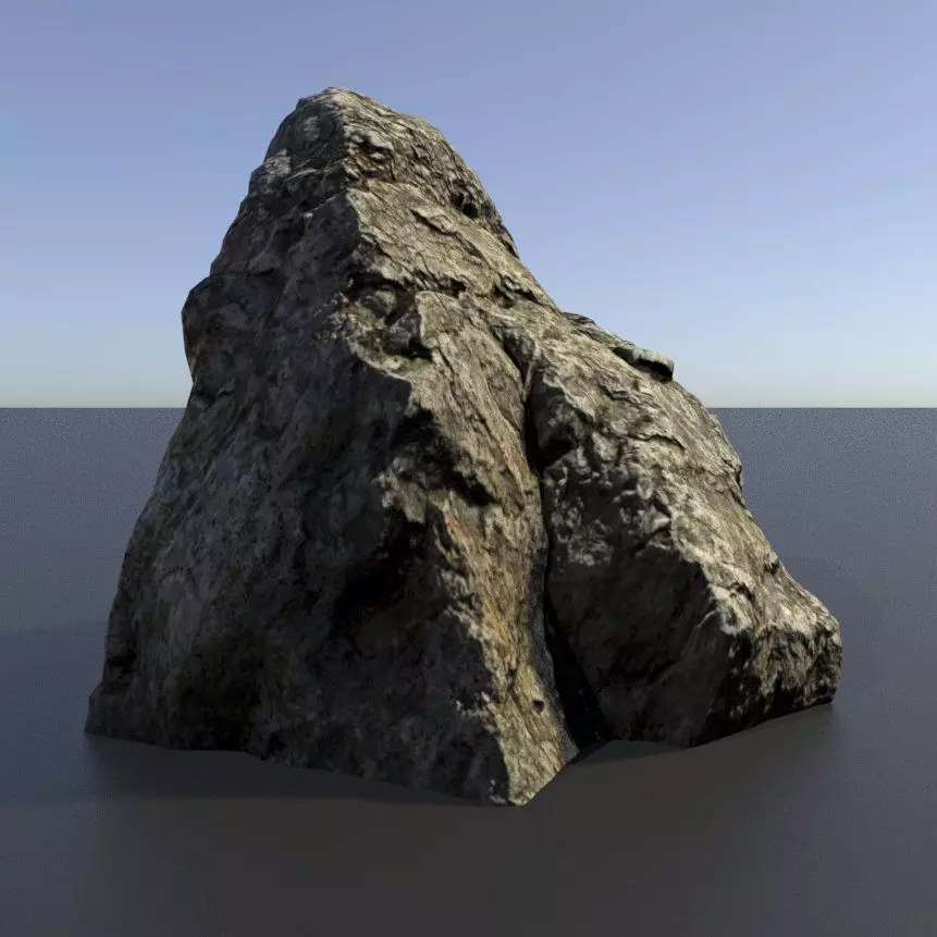 Scanned 3D Rock Assets Rock 01 3D model_0