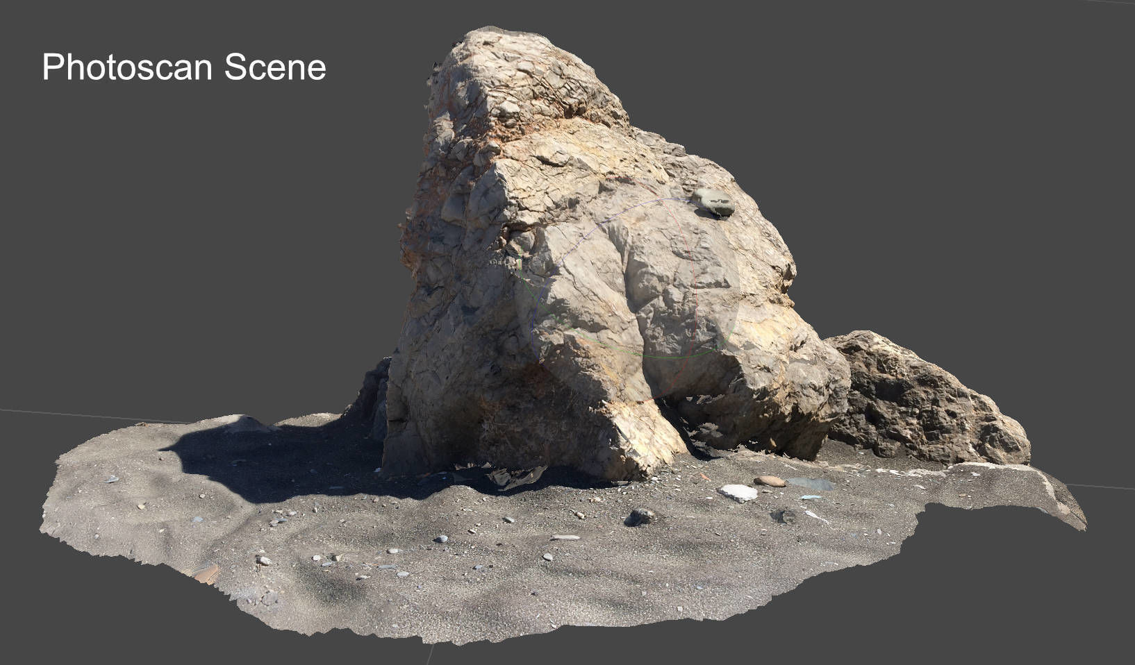 Scanned 3D Rock Assets Rock 01 3D model_6