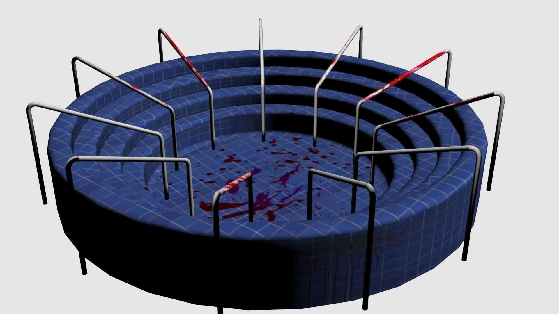 Swimming Pool -Blood Stained- 2 Free low-poly 3D model
