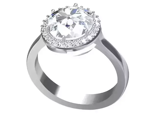 Wedding ring 3D print model