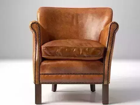 Leather Chair Detailed