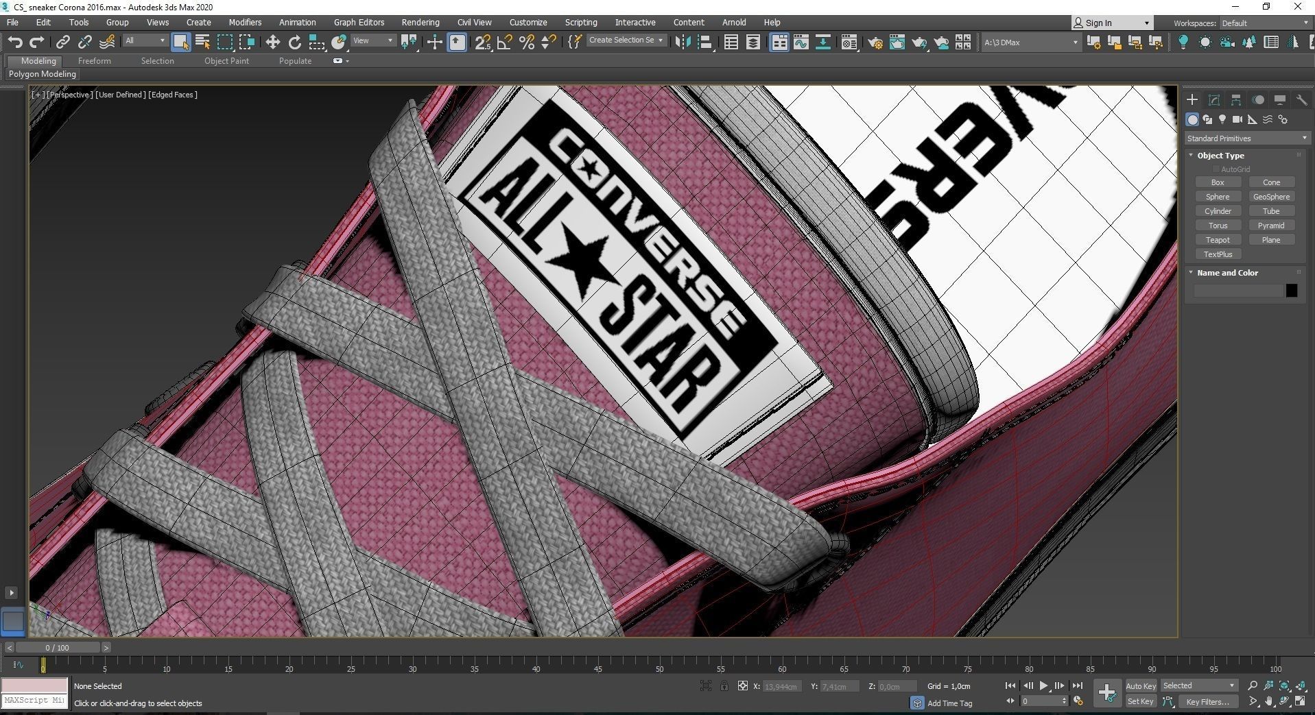 Converse All Star 3D model_8