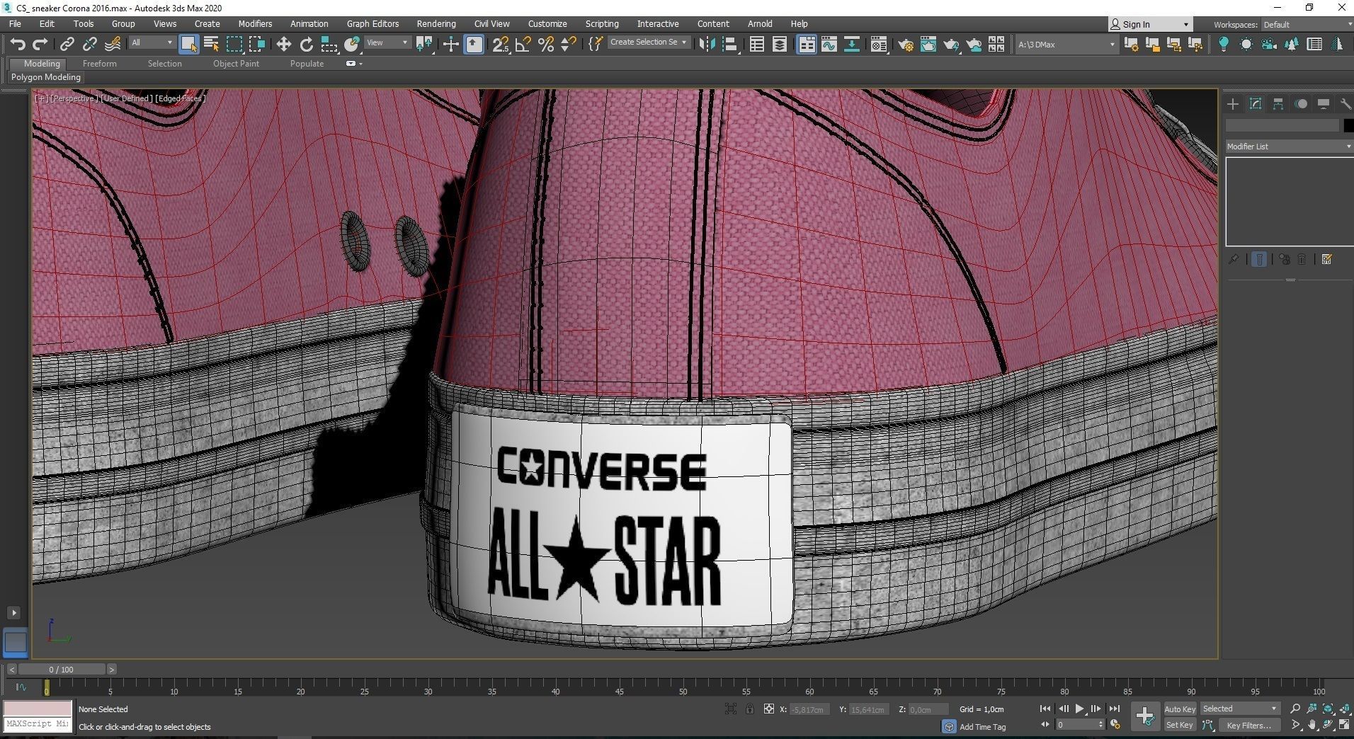 Converse All Star 3D model_9