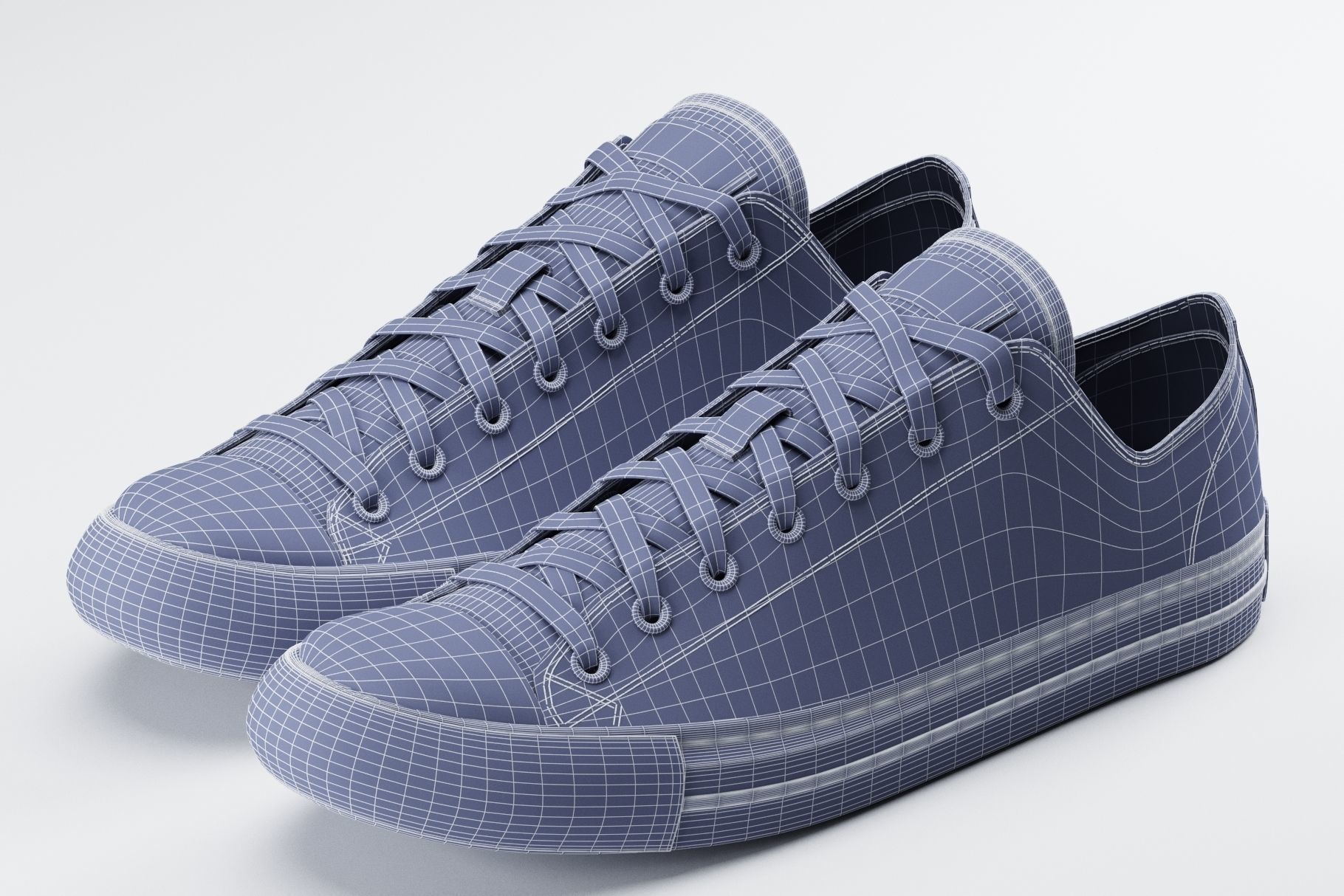 Converse All Star 3D model_3