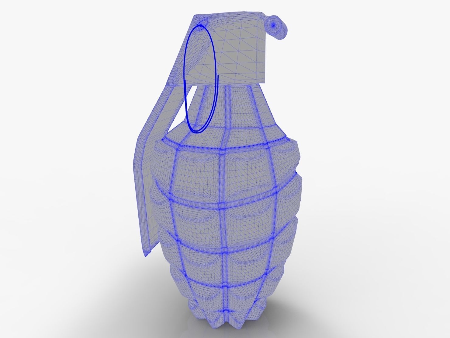 Hand Grenade MK 3D model_11