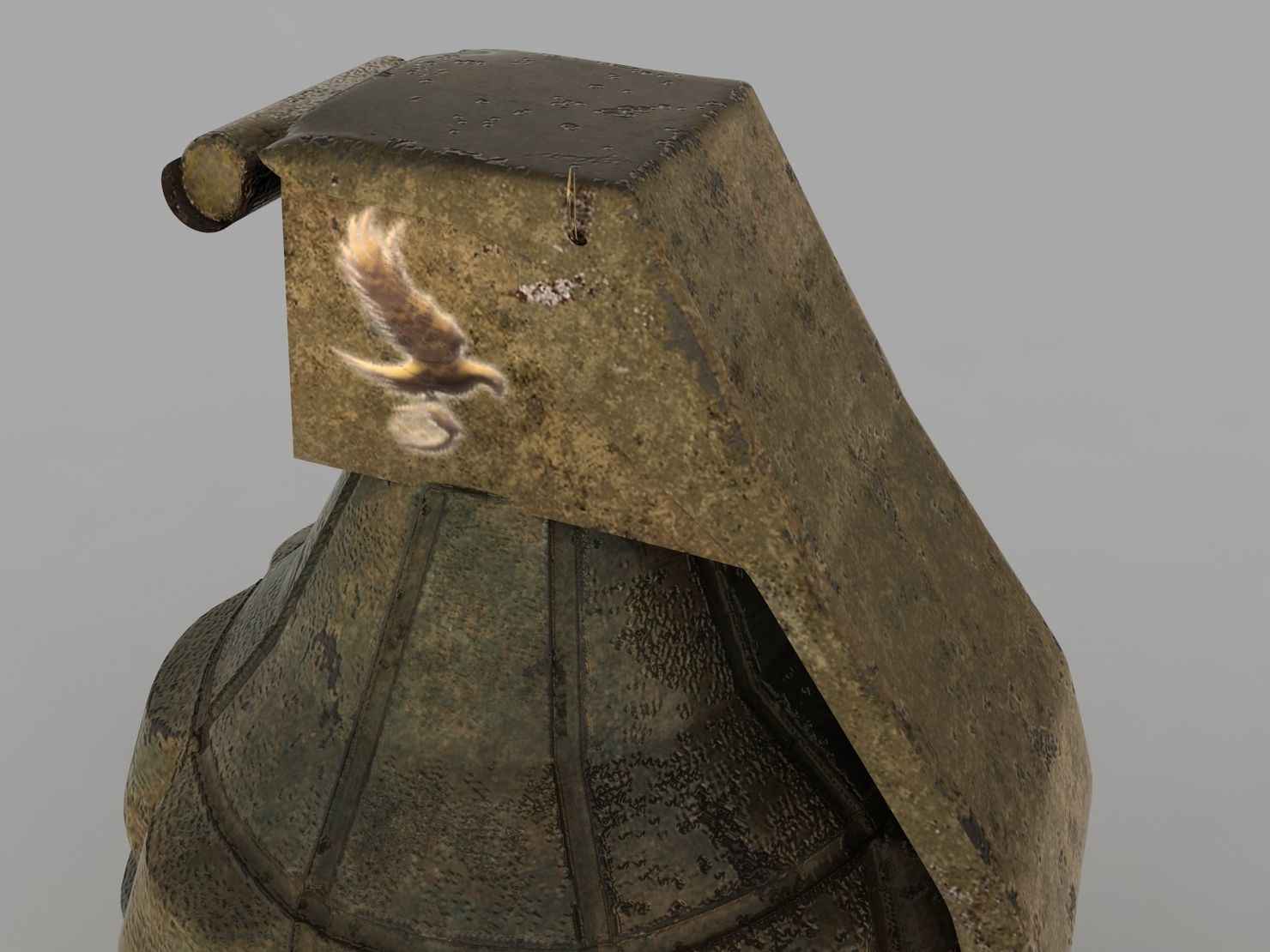 Hand Grenade MK 3D model_12