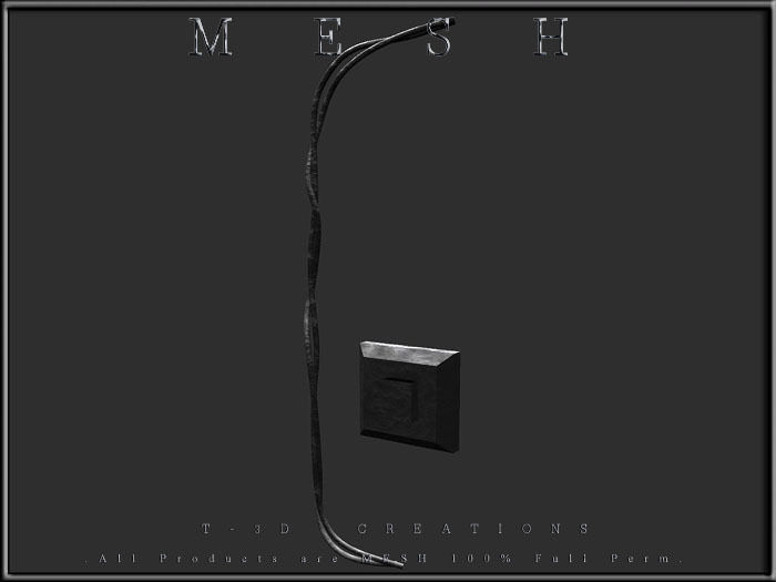 BULB FRAME with WIRED Low-poly 3D model_3