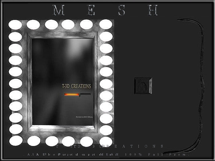 BULB FRAME with WIRED Low-poly 3D model_1