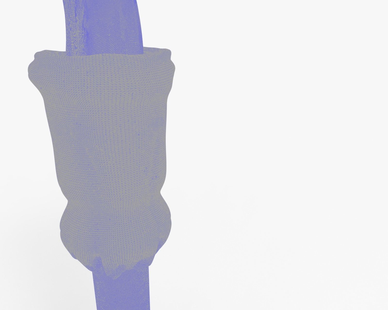 Mace Skull High Quality 3D model_13