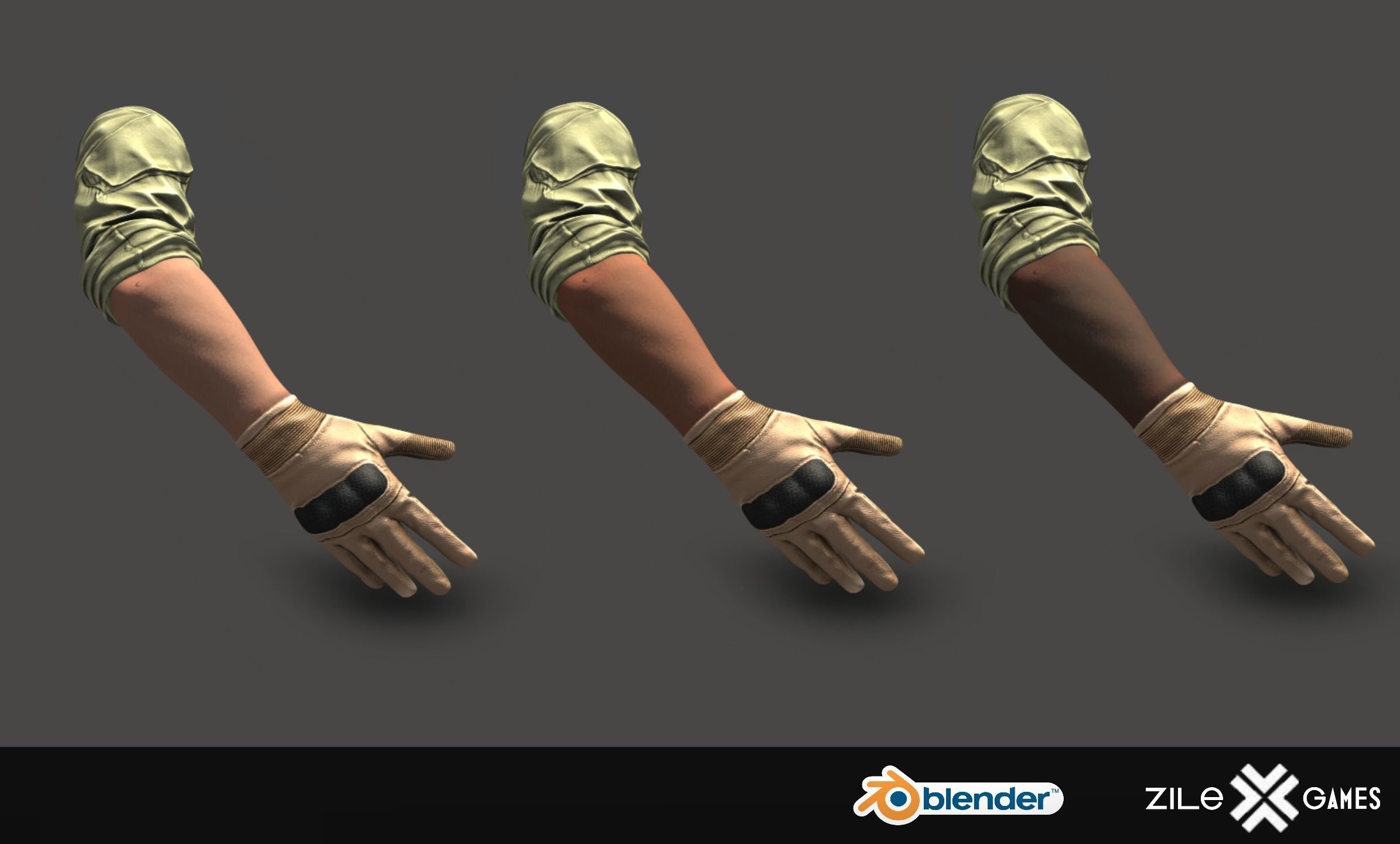 FPS Hands 3D model_2