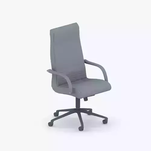 1228 - Office Chair Low-poly 3D model