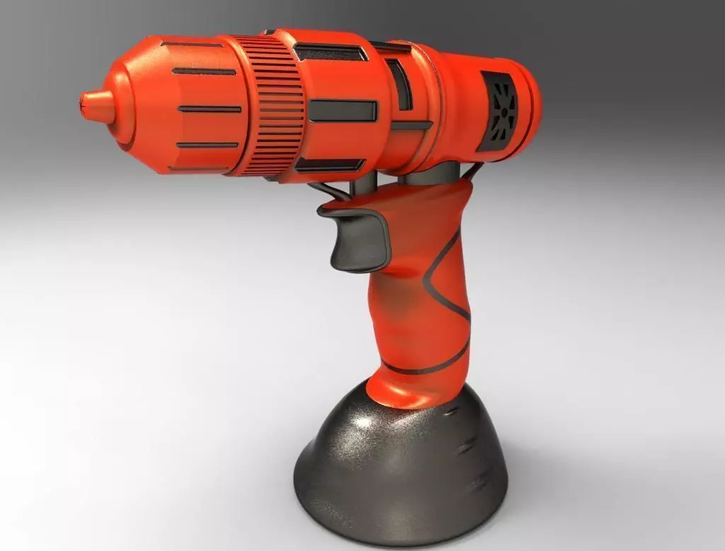 Multifunction Chargeable Drill 3D model