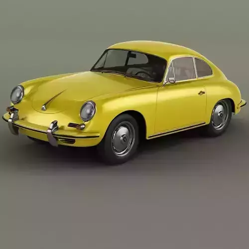 Porsche 356B  Coupe 3D model