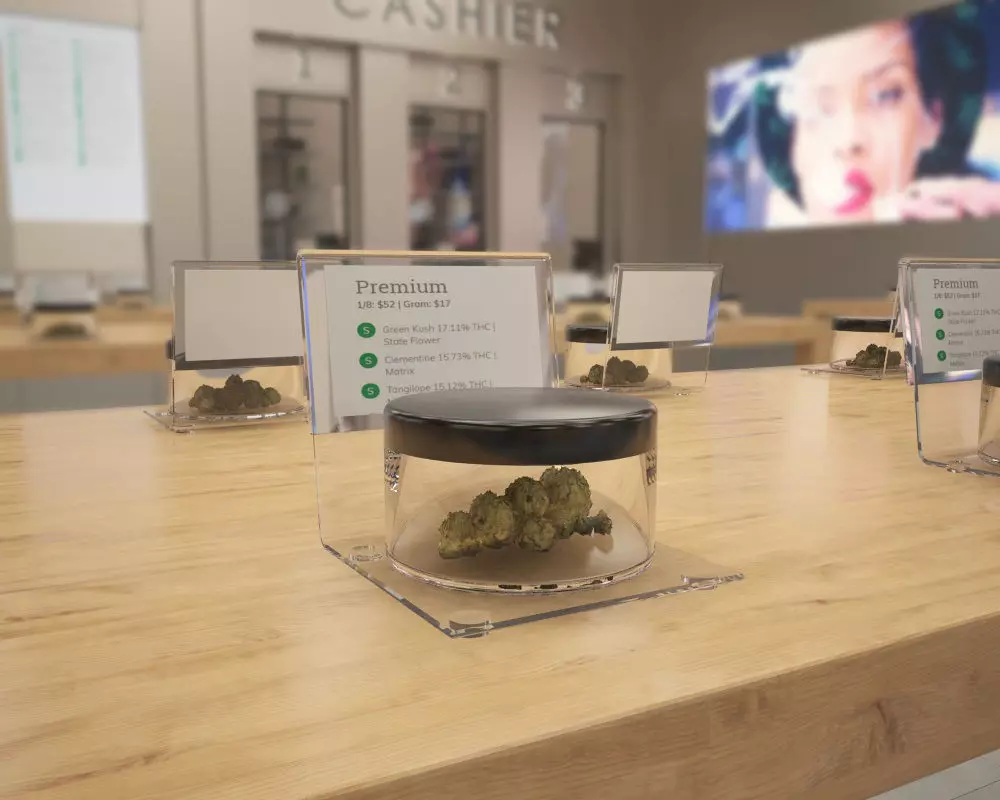 Marijuana Cannabis  3D model_0