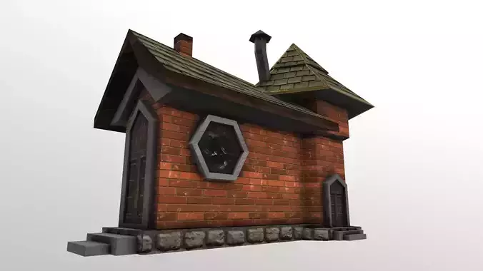 Low-poly Fantasy Castle