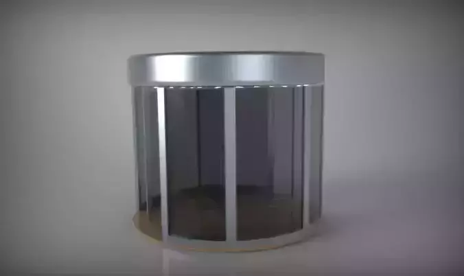 Revolving Door Low-poly 3D model