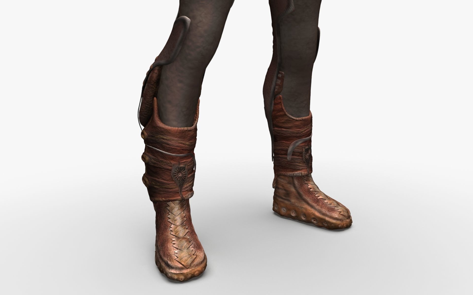 Soldier Game Character High poly 3D model_8