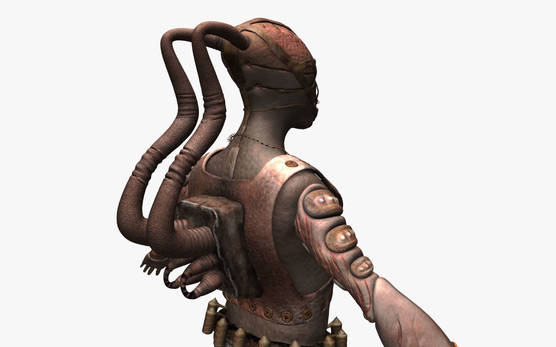 Soldier Game Character High poly 3D model_13