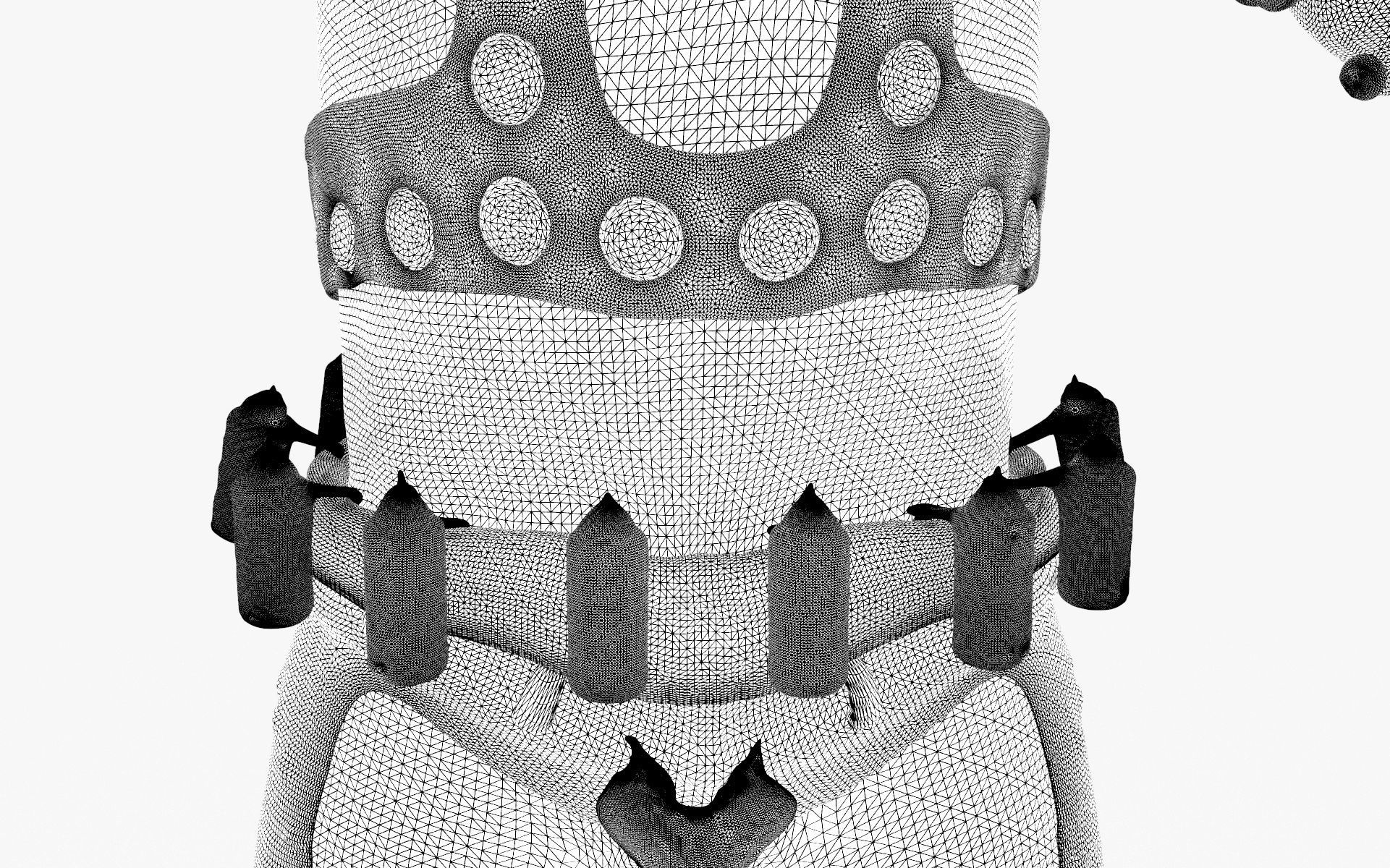 Soldier Game Character High poly 3D model_18