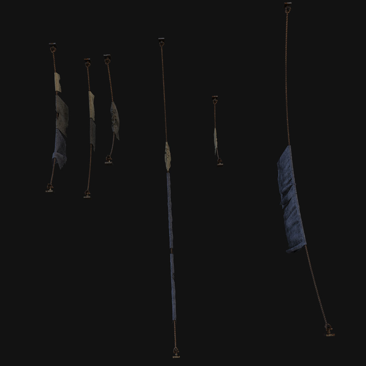 Dirt cloth 3D model_1