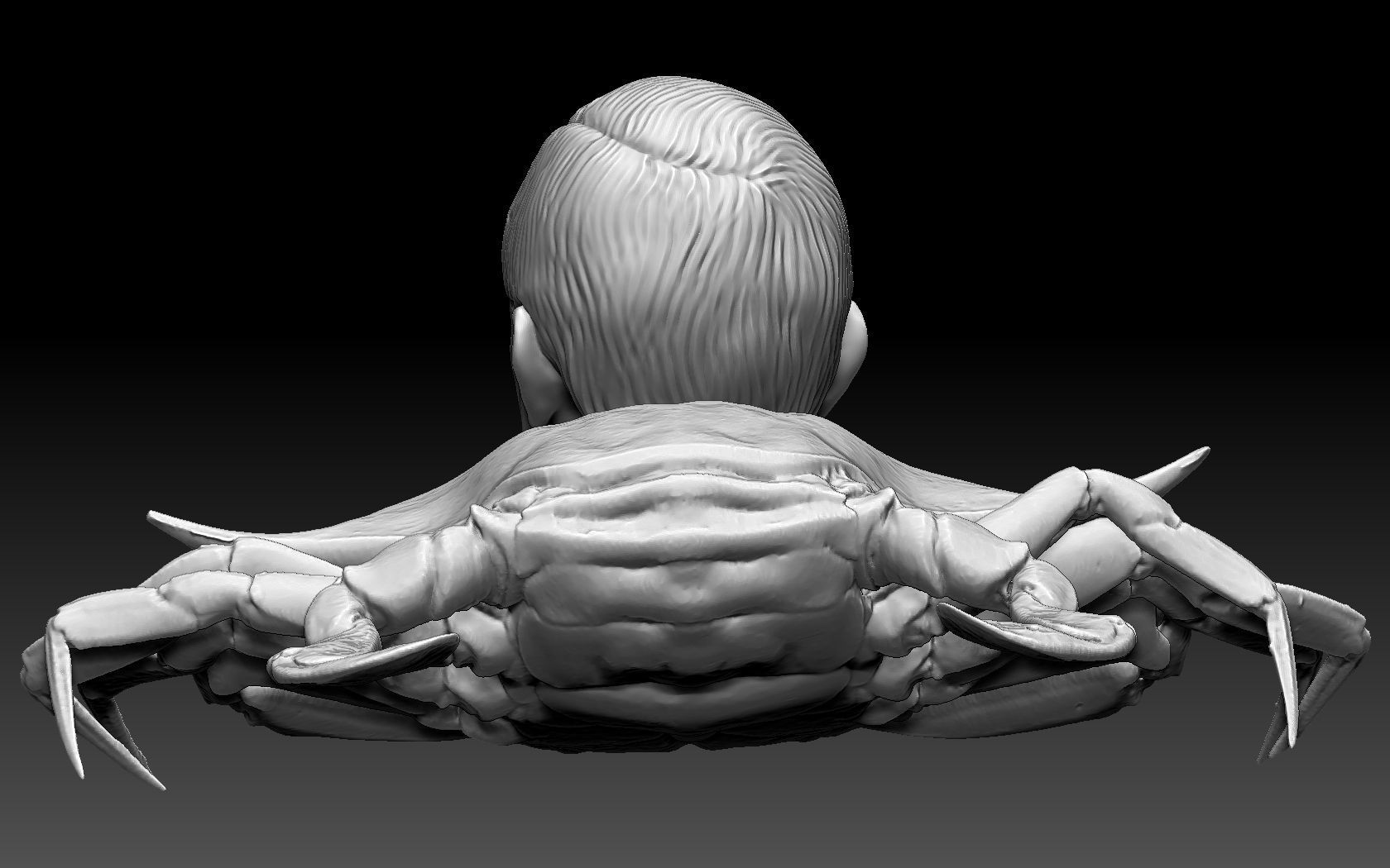 Putin Crab 3D print model_9