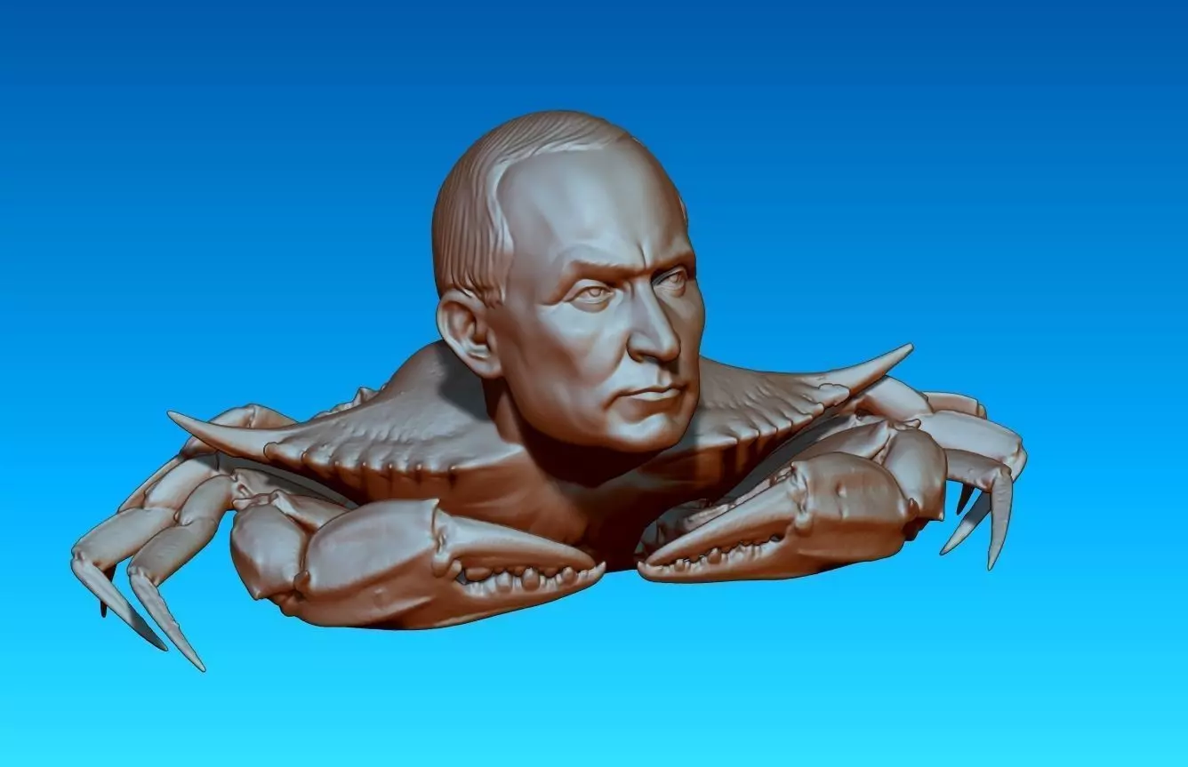 Putin Crab 3D print model_0