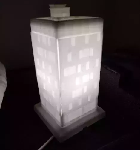 Desk lamp - Citylife style 3D print model