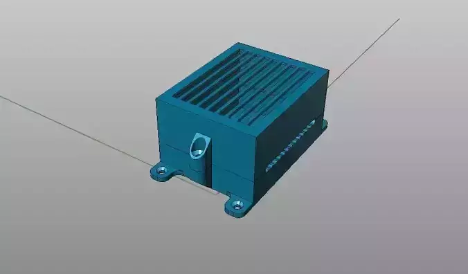 3d printable box with side holes for mini breadboard Free 3D print model