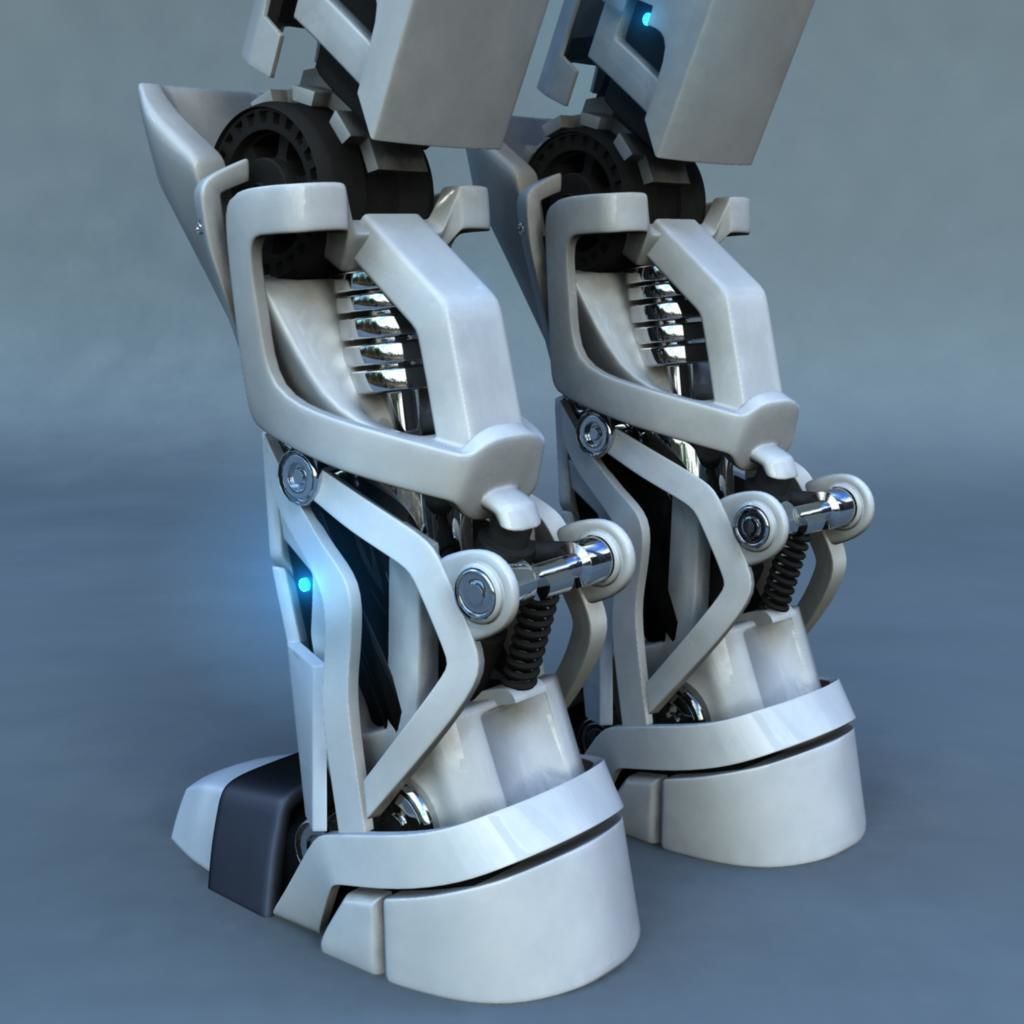 Rigged Robot Model 3D model_20