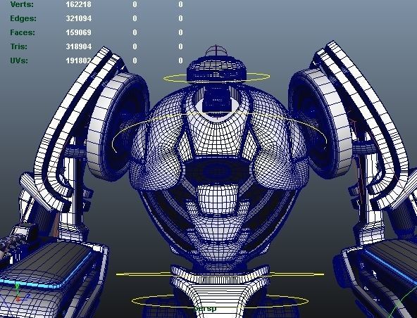 Rigged Robot Model 3D model_32