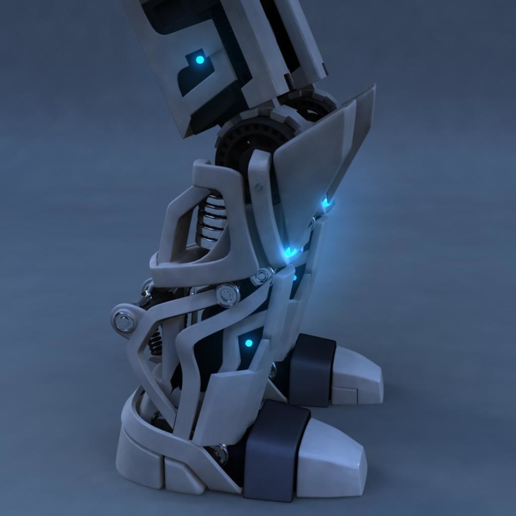 Rigged Robot Model 3D model_17