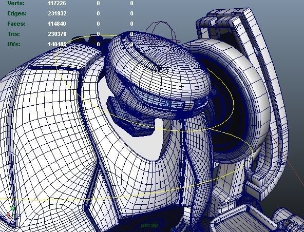 Rigged Robot Model 3D model_31